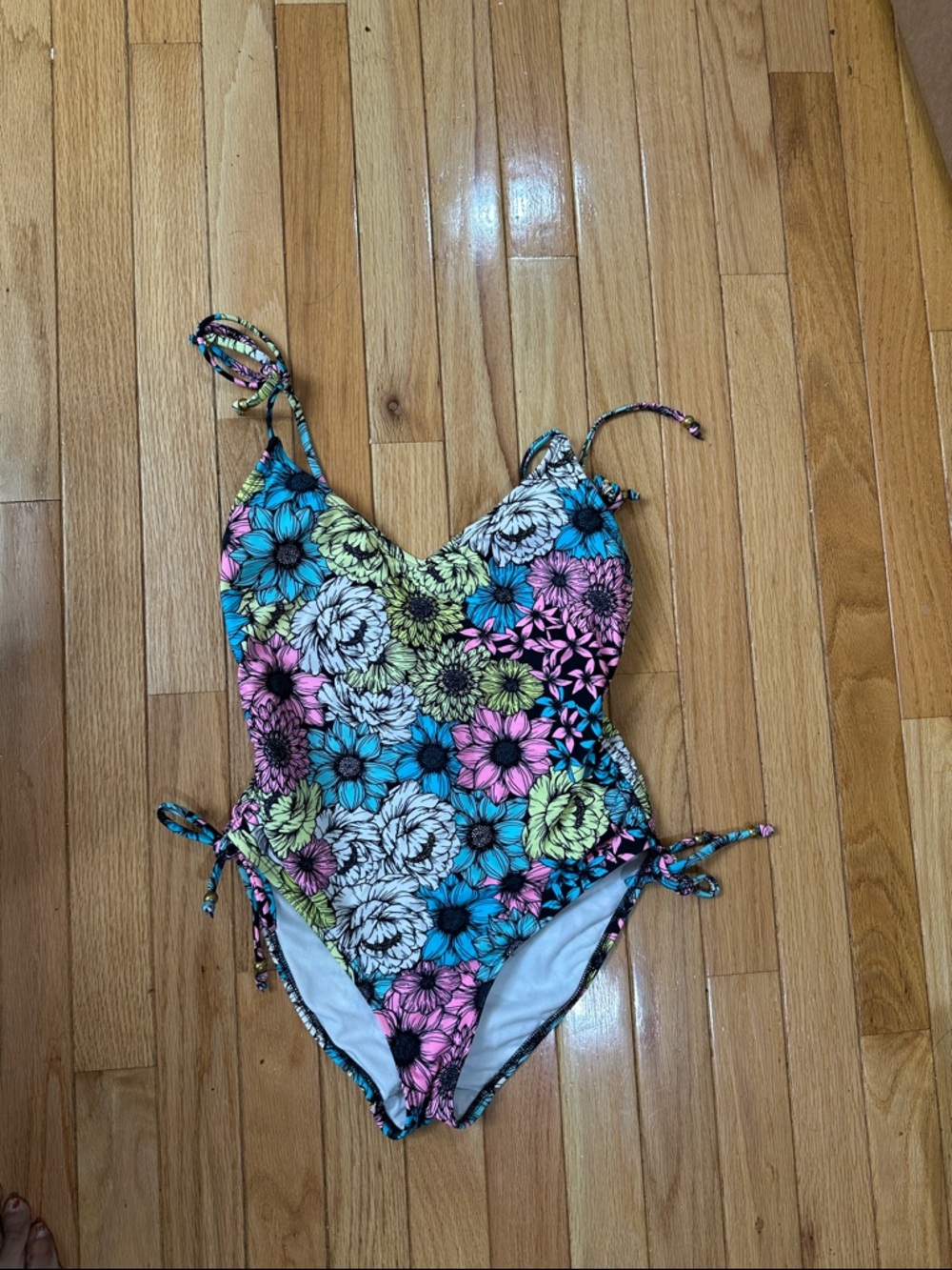 🌸3 for $10 Salt + Cove Floral One-Piece Swimsuit - Blue, Pink, Yellow, White